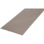 IRIS 542497 Lightweight Polycarbonate Corrugated Sheet 7ft NIPC-705 Bronze NIPC-705-BZ 1 sheet