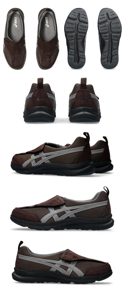 Lifewalker M010 1241A010 Men's / 26.5cm Coffee x Gray 1 pair