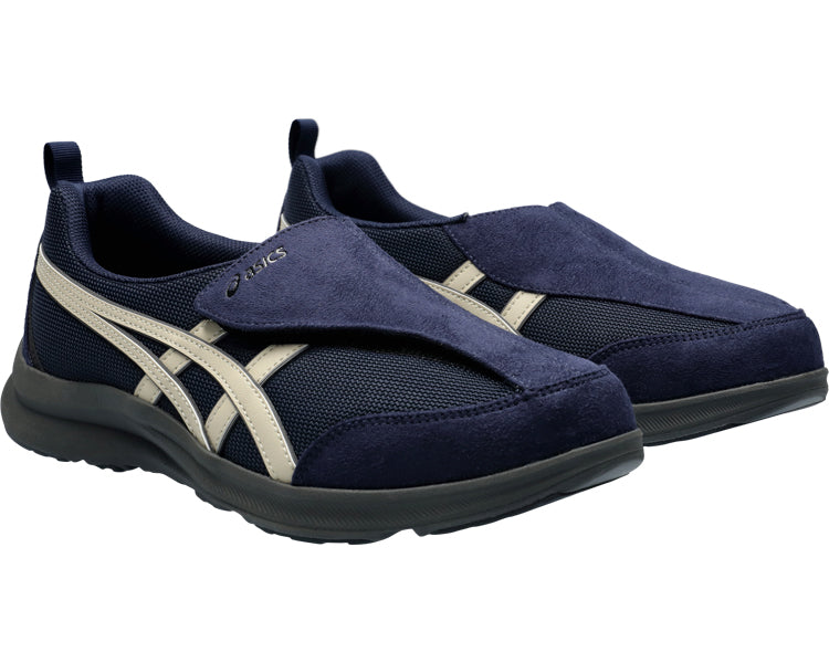 Lifewalker M010 1241A010 Men's / 27.0cm Navy blue x off-white 1 pair