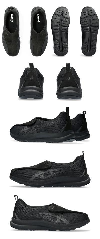 Lifewalker L018 1242A018 Women's / 24.5cm Black x Black 1 pair