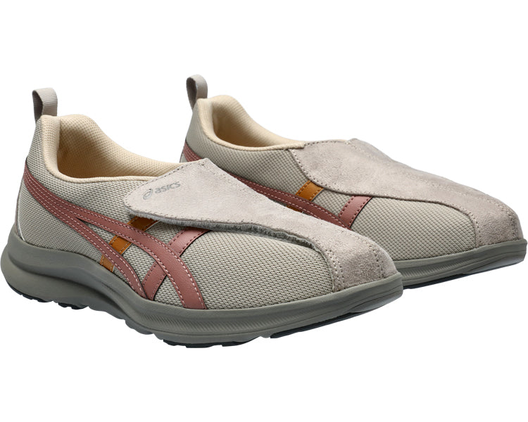 Lifewalker L018 1242A018 Women's / 25.0cm Beige x Pink Beige 1 pair