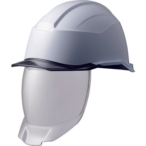 ミドリ安全　ヘルメット　ＳＣ−２１ＰＣＬＳ　ＲＡ３　ＫＰ　侍２　ホワイト／クリア　SC-21PCLSRA3-KP-W/CL　1 個