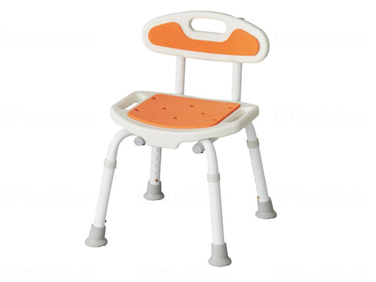 サテライト福浴　コンパクトシャワーチェア ｵﾚﾝｼﾞ