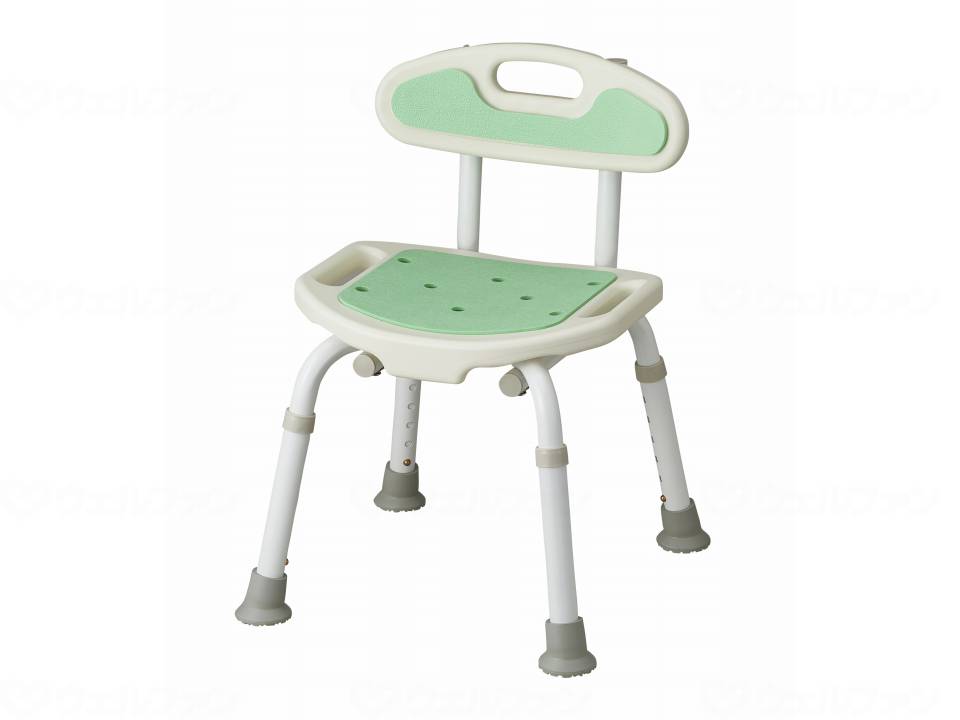 サテライト福浴　コンパクトシャワーチェア ｸﾞﾘｰﾝ