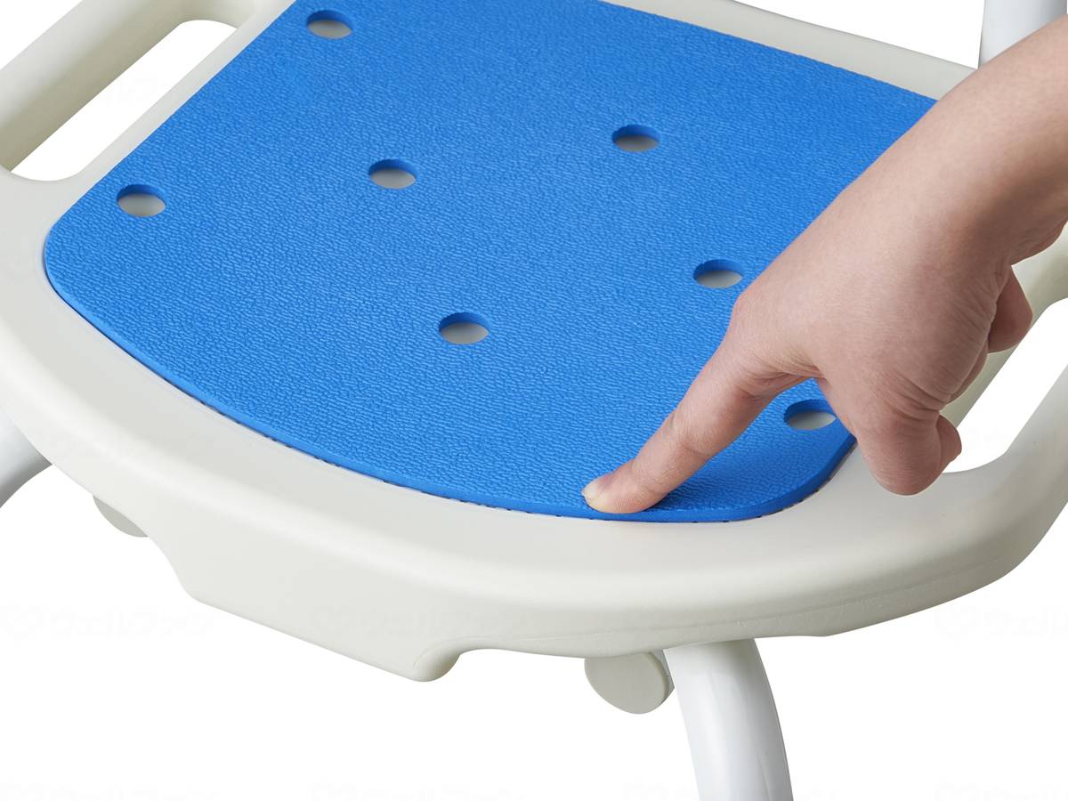 サテライト福浴　コンパクトシャワーチェア ｵﾚﾝｼﾞ