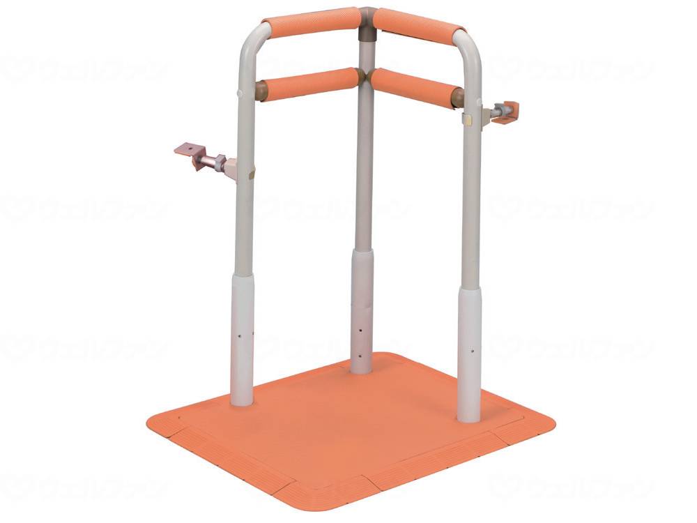 Perfect for satellite bathrooms, with tension rod, 60L