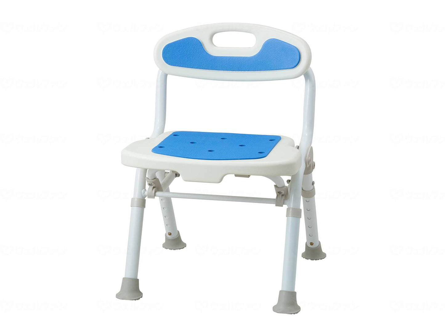 サテライト福浴　折たたみｺﾝﾊﾟｸﾄｼｬﾜｰﾁｪｱ ﾌﾞﾙｰ