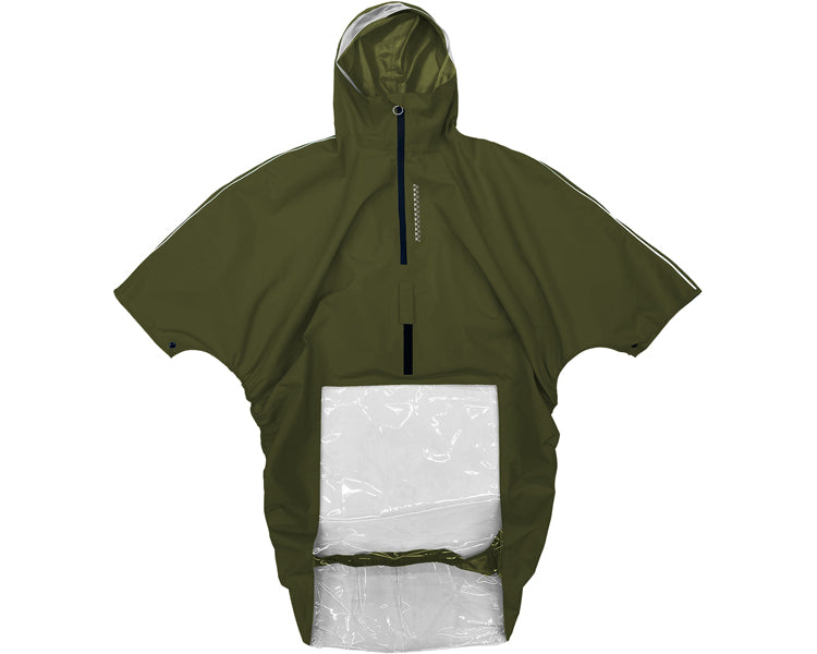 휠체어 레인은 장난감 판초 KS-002 / V0021AG 프리 사이즈 카키 1 착용