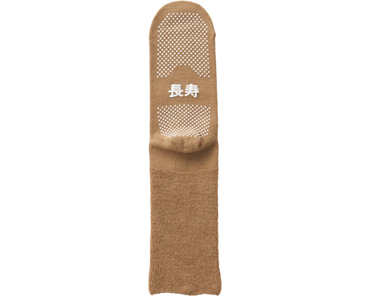 Women's comfortable, long-lasting, non-slip calf socks for autumn and winter (wool blend) / TJ390 Beige 1 pair