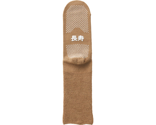 Women's comfortable, long-lasting, non-slip calf socks for autumn and winter (wool blend) / TJ390 Beige 1 pair