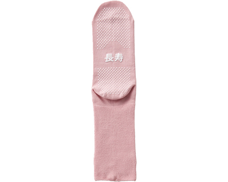 Women's comfortable, long-lasting, non-slip calf socks for spring and summer (cotton blend) / TJ395 Pink 1 pair