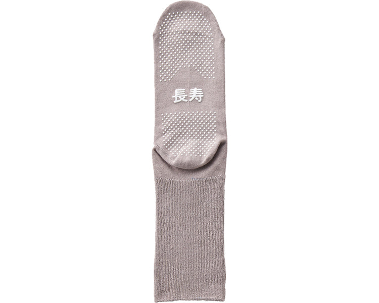 Women's comfortable, long-lasting, non-slip calf socks for spring and summer (cotton blend) / TJ395 Light gray 1 pair