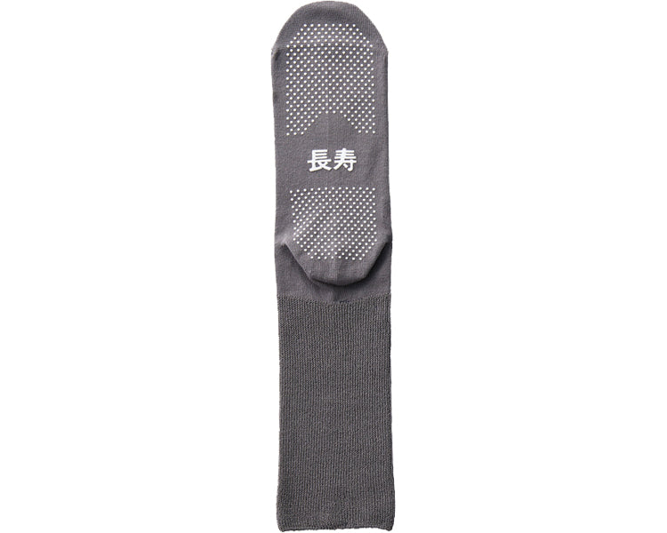 Men's comfortable and long-lasting anti-slip calf socks for spring and summer (cotton blend) / TJ595, medium grey, 1 pair
