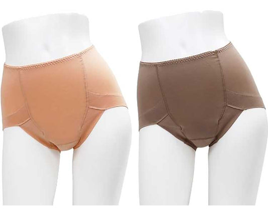 Style Celebrity Water Absorbent Deodorizing Shorts 2-Color Set for Women / TJI-679 M Pink Set (1 each of pink and mocha) 1 set