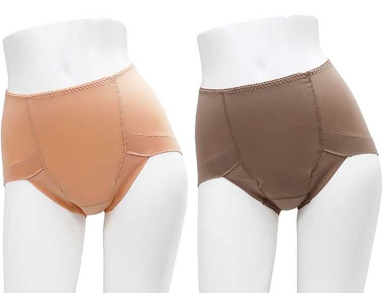 Style Celebrity Water Absorbent Deodorizing Shorts 2-Color Set for Women / TJI-679 3L Pink Set (1 each in pink and mocha) 1 set