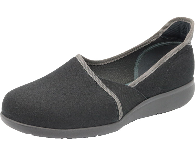 쾌보주의 L173 여성용 / 21.5 cm 블랙 스트레치 1 다리