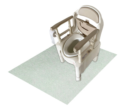 더러워지면 교환할 수 있는 휴대용 화장실용 매트/5장입 1봉