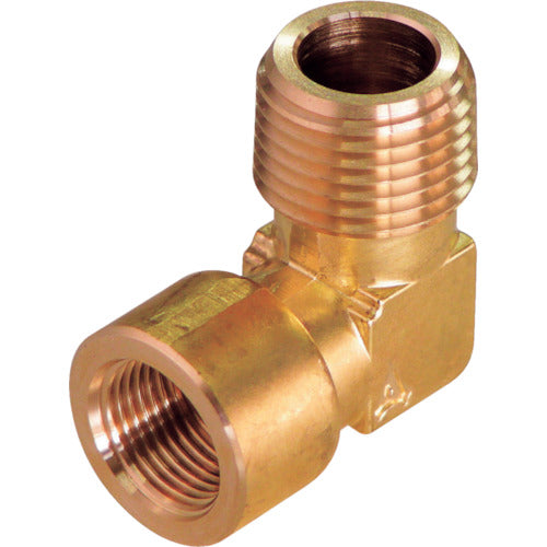 ASOH Different Diameter Inner/Outer Elbow PT3/8 Outer x PT1/4 Inner LK-1032R 1 pc