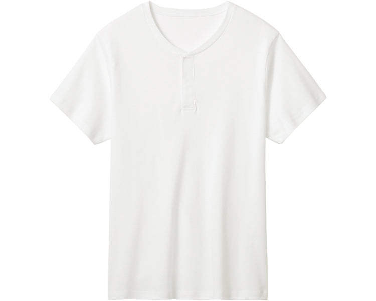 쾌적 공방 신사 반소매 원터치 셔츠 / KQA013 LL 화이트 1장