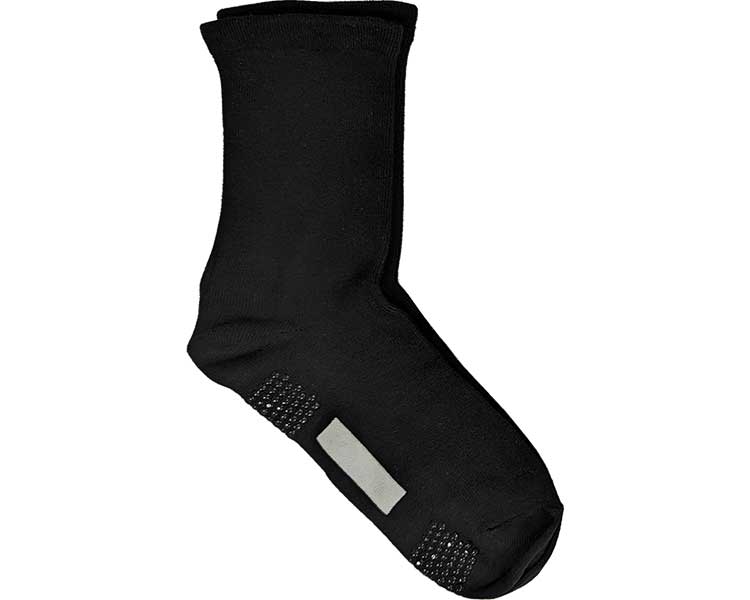 Comfortable Workshop Men's Socks, Elasticless Crew Length / GQV153 Black 1 pc