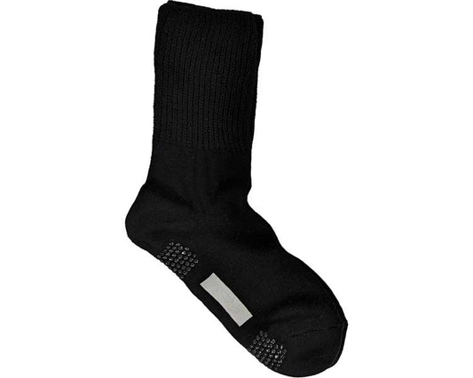 Comfort Studio Men's Socks, Elasticated Crew Length, GQV154, Black, 1 pc