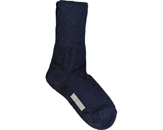 Comfort Studio Men's Socks, Elasticated Crew Length, GQV154, Indigo, 1 pc