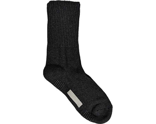 Comfort Studio Men's Socks, Elasticated Crew Length, GQV154, Moc Charcoal, 1 pc