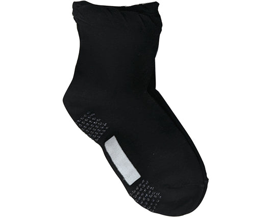 Comfort Studio Women's Socks, Elasticless Crew Length / GQV553 Black 1 pc