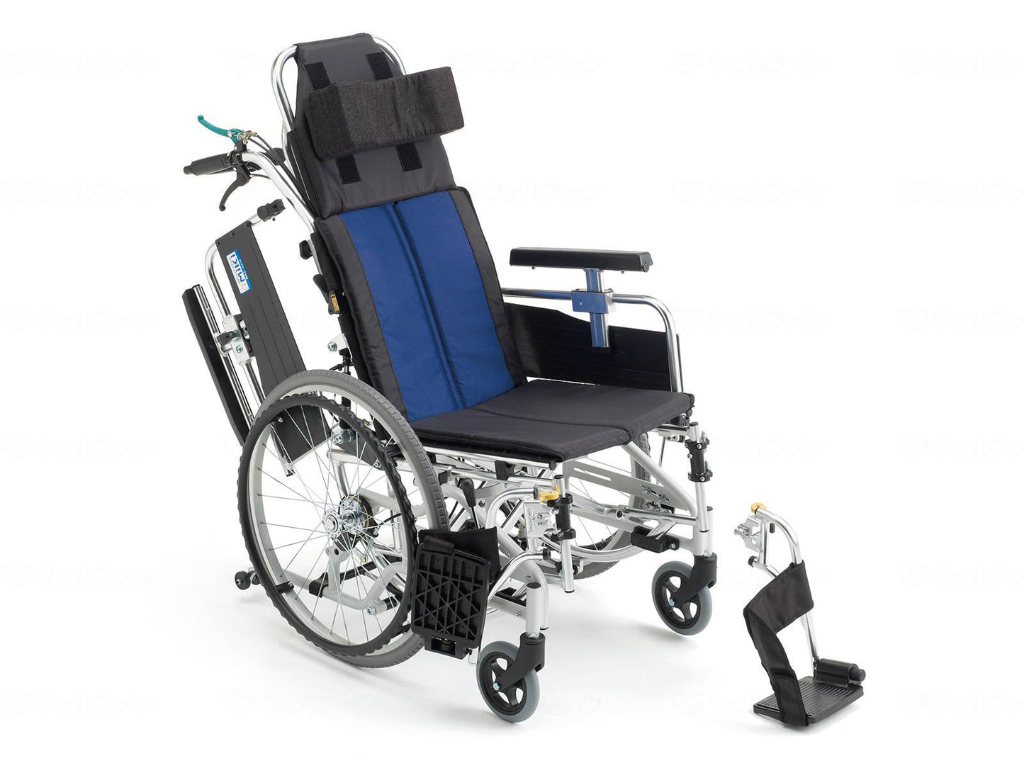 미키 BAL-11 티아르트 &amp; 리클라이언스 자주형 휠체어 브루(A-2) 나이온 40