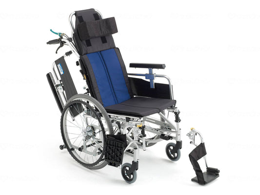 미키 BAL-11 티아르트 &amp; 리클라이언스 자주형 휠체어 브루(A-2) 나이온 40