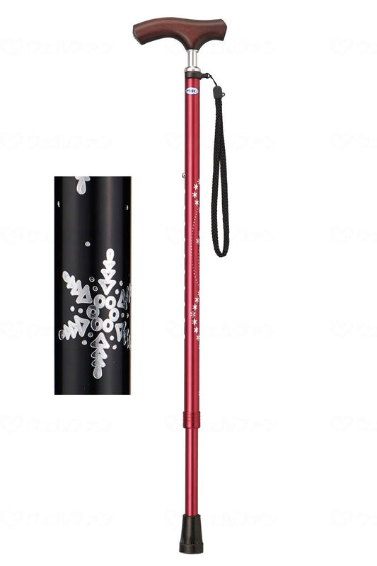 Miki Kirara Kane Snow Pattern Black