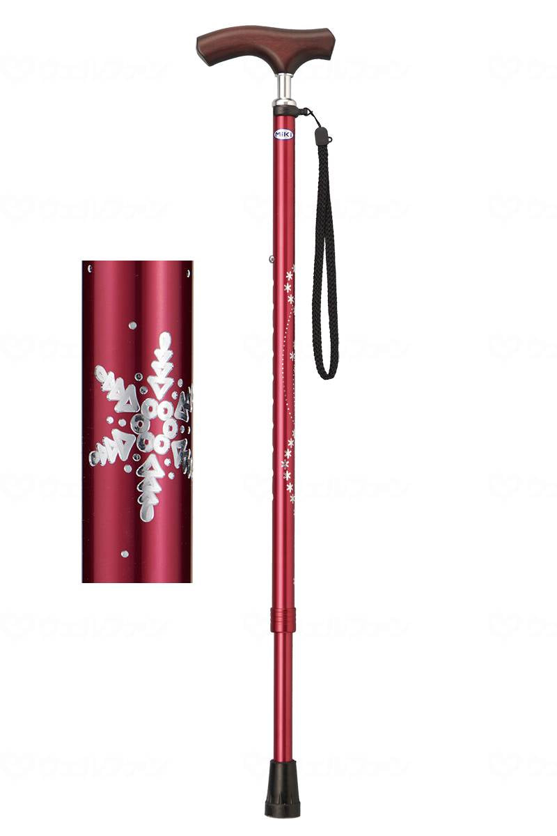 Miki Kirara Kane Snow Pattern Red