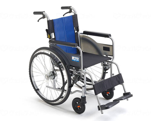 MIKI BAL-R1 Basic Wheelchair Self-propelled Blue (A-2) Nylon 40