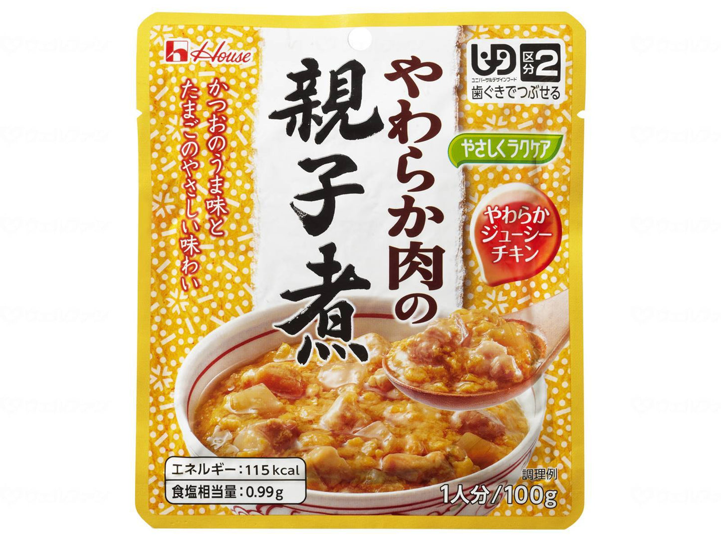 ハウスギャバンやさしくﾗｸｹｱ やわらか肉のﾚﾄﾙﾄ和風惣菜 個 親子煮