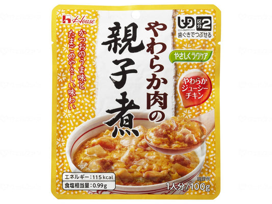 ハウスギャバンやさしくﾗｸｹｱ やわらか肉のﾚﾄﾙﾄ和風惣菜 個 親子煮