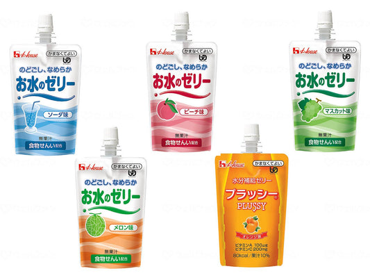 ハウスギャバンお水のゼリー 5種5個ｾｯﾄ