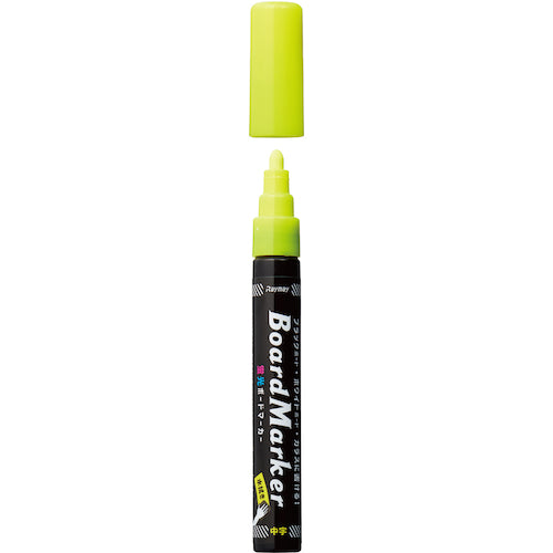 Raymay Fluorescent Board Marker, Medium Point Yellow LBM1046Y 1 pc