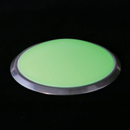 KTX Nighttime Exit Light, 10 Years of Light, Luminous Silicone, 46mm Diameter Dome Frame Included, For Indoor and Outdoor Use, No Maintenance Required, DMF-46YG, 1 Piece