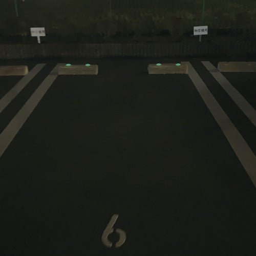 KTX Nighttime Exit Light, 10 Years of Light, Luminous Silicone, 46mm Diameter Dome Frame Included, For Indoor and Outdoor Use, No Maintenance Required, DMF-46YG, 1 Piece