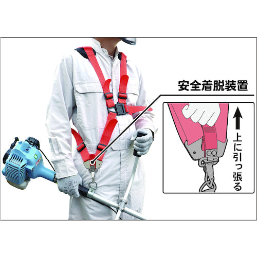 三陽金属　刈払機用肩掛けバンド　ソフトショルダーダブル　ＮＥＯ　0804　1 個