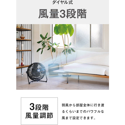 ＣＡＴ　工場扇　４５ｃｍ（壁・床タイプ）羽根軸１８０°半転機能付　ブラック　EEMF-18S180BK　1 台