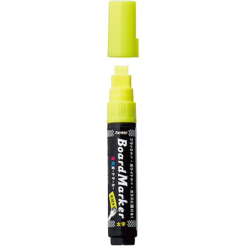 Raymay Fluorescent Board Marker, Bold Yellow LBM1047Y 1 pc