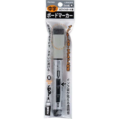 Raymay Liquid-type Board Marker (Medium) Black LBM26B 1 pc
