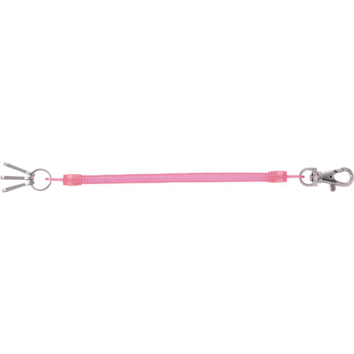 Raymay Coil Key Chain (50cm) Pink GLK253P 1 piece