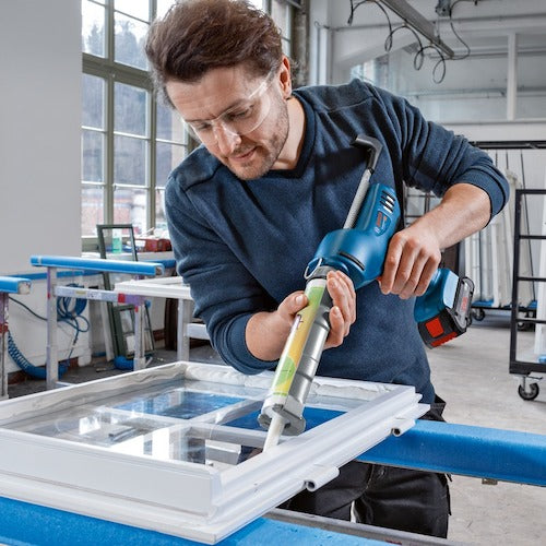 Bosch 18V Cordless Caulking Gun + Battery Charger Set GCG18V-310HSET 1 S