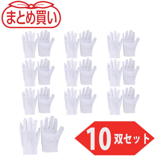 ＴＲＵＳＣＯ　まとめ買い　牛床革手袋　Ｌサイズ　１０双入　JK-1-L-10P　1 袋