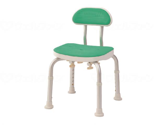 美和商事ｺﾝﾊﾟｸﾄﾊﾞｽﾁｪｱ　背付き ｸﾞﾘｰﾝ