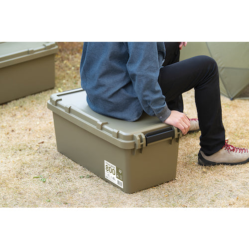 ＩＲＩＳ　２９７２５５　ＴＲＡＩＬＢＯＸ　８００　カーキ　TRB-800-K　1 台