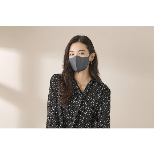 ＩＲＩＳ　２９６９１９　ＤＡＩＬＹ　ＦＩＴ　ＭＡＳＫ　立体　ふつうワイドサイズ　５枚入　チャコール　RK-F5MXR　1 袋