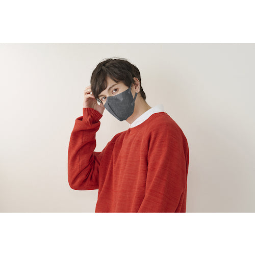 ＩＲＩＳ　２９６９１９　ＤＡＩＬＹ　ＦＩＴ　ＭＡＳＫ　立体　ふつうワイドサイズ　５枚入　チャコール　RK-F5MXR　1 袋